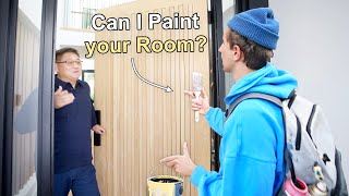 Asking Millionaires to Paint THEIR Bedroom… [upl. by Malinde954]