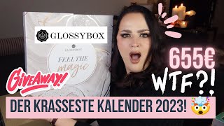 WOW 🤯 IST DAS der BESTE ADVENTSKALENDER 2023 😍  GEWINNSPIEL GLOSSYBOX Unboxing [upl. by Yvonne]