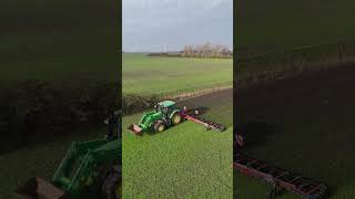 JOHN DEERE 6R 150 mit ein Hatzenbichler Striegel [upl. by Madelon13]