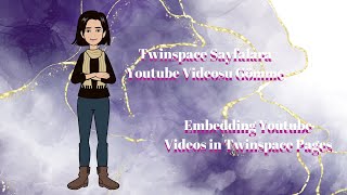 Embedding Youtube Videos in Twinspace Pages [upl. by Ahsimaj]