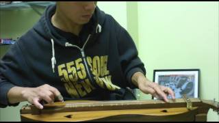 Medley GreensleevesScarborough Fair on McSpadden Ginger dulcimer HD [upl. by Terrab]