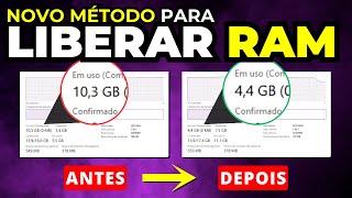 Como LIBERAR mais MEMÓRIA RAM do PC no Windows 1011 e Deixar o PC Mais Rápido NOVO MÉTODO [upl. by Bigod]