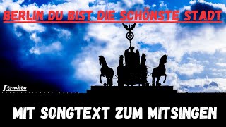 quotMit Herz und Schnauze Berlin du bist mein Zuhausequot Mit Songtext für alle nicht Berliner Sänger [upl. by Wescott]