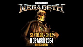 Megadeth  Concierto Completo  Chile 2024 Movistar Arena Platea Baja [upl. by Fortier]