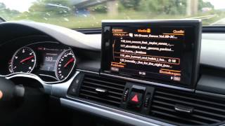 Audi A6 4G 30 TDI Autobahn Topspeed [upl. by Oballa]