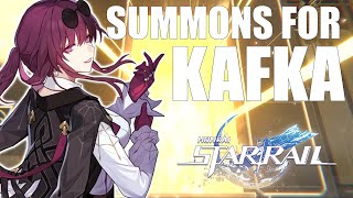 SUMMONS FOR KAFKA The Most Ridiculous Pulls Yet Honkai Star Rail [upl. by Petronia]