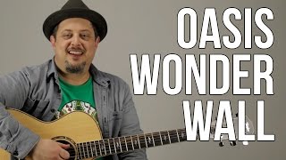 Oasis Wonderwall Guitar Lesson  Tutorial [upl. by Anaujat]