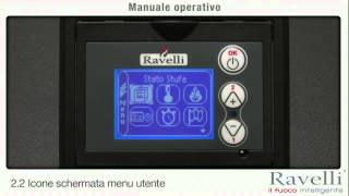 Le icone del display delle stufe a pellet Ravelli [upl. by Anse648]