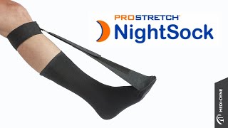 ProStretch® Night Sock Foot Stretcher for Plantar Fasciitis and Achilles Tendonitis Pain Relief [upl. by Mcclees]