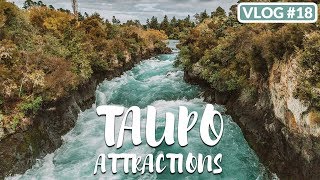 TAUPO ATTRACTIONS HUKA FALLS CRATERS OF THE MOON amp HOT SPRINGS  THESTYLEJUNGLE VLOG 18 [upl. by Shaylynn643]