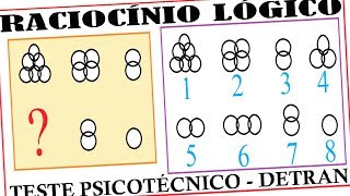 Raciocínio Lógico Figuras imagem Teste psicotécnico QI Quociente de Inteligência Detran Concurso RLM [upl. by Wyne]