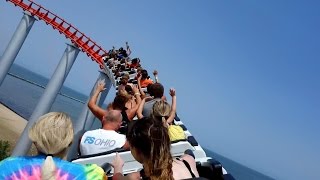 Magnum XL200 Back Seat POV 2014 FULL HD Cedar Point [upl. by Dadelos]