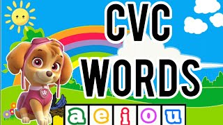 Blending CVC Words for Kindergarten  Consonant Vowel Consonant  Phonic Song  Alphabet Lore My Way [upl. by Atilef]