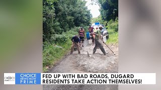 FED UP WITH BAD ROADS DUGARD RESIDENTS TAKE ACTION THEMSELVES [upl. by Einallem]