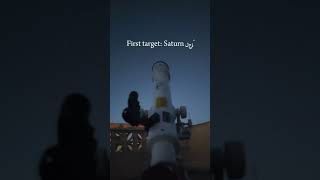 Observing Jupiter and Saturn through BRESSER NANO ar70700 az telescope  Libya [upl. by Sharlene799]