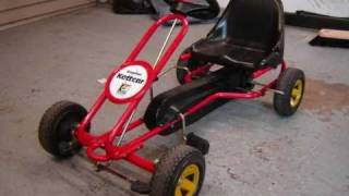 Homemade gokart Kids Kettcar Pedal GoKart With 49cc Mini Moto Engine driftkart build [upl. by Plate]