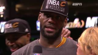 Lebron James receives 2016 NBA Finals MVP [upl. by Castillo636]