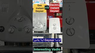 Electric Geyser VS Gas instant Geyser  who is the Best One  price in Pakistan Complete Review [upl. by Cyprio]