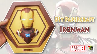 How to make papercraft Ironman  Marvel [upl. by Melody]