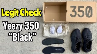 Yeezy 350 v2 “Black” legit check [upl. by Dorthy]