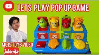 ASMR 😍🔴 So Cute POP UP Learning Toy popup satisfying asmr trending [upl. by Oinigih]