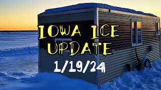 Iowa Ice Fishing Report 11924 [upl. by Friedly409]