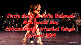 Ciccio Aiello amp Sofia Galanaki Una noche mas International Istanbul Tango Festival2014 Unanochemas [upl. by Gabler]