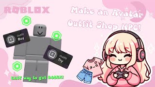 Roblox Studio  How to Make an OutfitAvatar Shop NPC Game  Auevi [upl. by Munshi611]