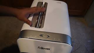 Unboxing and 1st use Fellowes Powershred LX220 microcut shredder [upl. by Hunter]