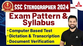 SSC Stenographer 2024  SSC Steno Syllabus and Exam Pattern 2024  By Navdeep Sir [upl. by Deeanne]