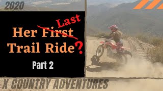 Fouts Springs Stonyford CA  Honda CRF 125F  Part 2 [upl. by Wynne]