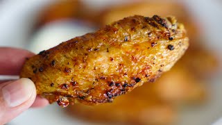 Air Fryer Chicken Wings Crispy Without Oil or Flour [upl. by Parris568]