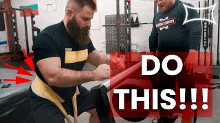 How To Dramatically Improve Your Squat WITHOUT Loading The Spine  Matt Wenning Belt Squat [upl. by Ynohtn]