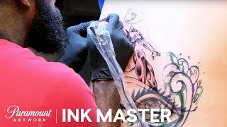 Elimination Tattoo Tramp Stamp Cover Ups  Ink Master Season 8 [upl. by Jahncke]