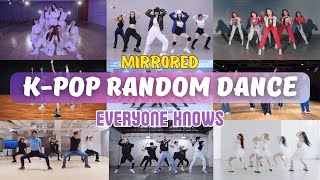 MIRRORED KPOP RANDOM DANCE  Everyone knows [upl. by Linette]