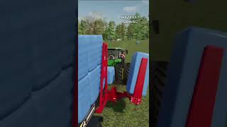 Self loading bale trailer  Farming Simulator 22 [upl. by Jacoba]