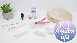 Paso a paso UÑAS ACRÍLICAS con TIPS  Manicura24 [upl. by Airekahs110]