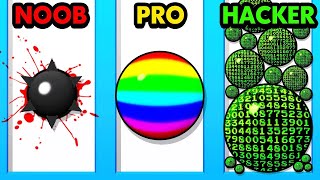 NOOB vs PRO vs HACKER en PUFF UP [upl. by Hart]