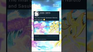 The final battle with Naruto and Sasuke 🤪 shortsviral [upl. by Norval286]