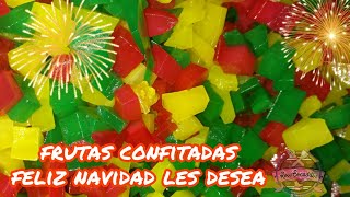 Famosa receta de frutas confitadas 1 en Venezuela y el mundo navidad en RossBocaditos 💞 [upl. by Aroda565]