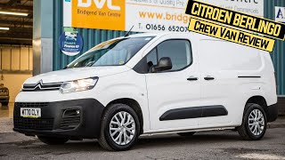 2020 Citroen Berlingo XL Enterprise Crew Van Detailed Walk amp Talk Review [upl. by Ilysa261]