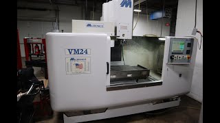 Milltronics VM24 Vertical Machining Center 6000 RPM Spindle 20 Station Carousel Tool Changer [upl. by Mohorva692]