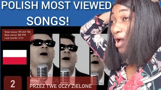 Reaction To Most Viewed Polish Songs on YouTube  October 2021 [upl. by Accber]