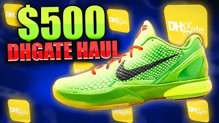 500 DHGATE Sneaker Haul 10KG DHGATE HAUL 2024 DHGATE HAUL [upl. by Nortad]