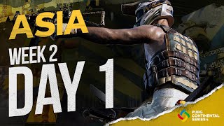 PCS4 ASIA WEEK2 DAY1  PUBG Continental Series [upl. by Lawler]