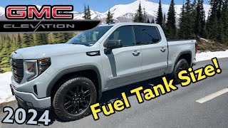 2024 GMC Sierra 1500 Diesel Fuel Tank Size Full Chrome Delete 30L Duramax LZ0 Engine [upl. by Aihsad]