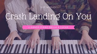 🎵Crash Landing On You사랑의 불시착 OST Medley  4hands piano [upl. by Assetniuq]