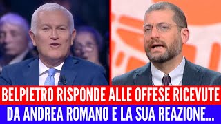 ANDREA ROMANO INSULTA BELPIETRO E NASCE UN DURO SCONTRO CHE FINISCE MALE [upl. by Ripp119]