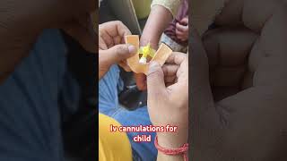 Iv cannulation for child iv injection shrorts trending nursing doctor drxsachin12 [upl. by Andrade]