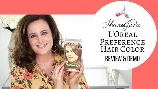 LOREAL PREFERENCE HAIR COLOR  Review amp Demo  ShaneeJudee [upl. by Ahtabbat]